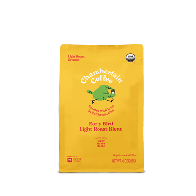 Organic Light Roast Coffee Blend Product Shot Front