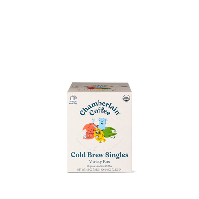 Organic Variety Cold Brew Singles  Product Shot Front
